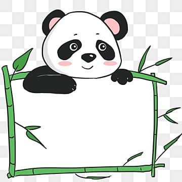 Animal Frame Cartoon, Animal Border Designs For Projects, Cartoon Frame Design, Panda Front Page Design, Panda Border Design, Border Design Hand Drawn, Animal Border Design, Cartoon Border Design, Cute Border Designs For Projects