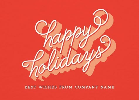 Holiday Packaging Design, Ryan Holiday, Happy Hannukah, Xmas Inspiration, Holiday Logo, Christmas Graphic Design, Happy Birthday Best Friend, Holiday Graphics, Business Holiday Cards