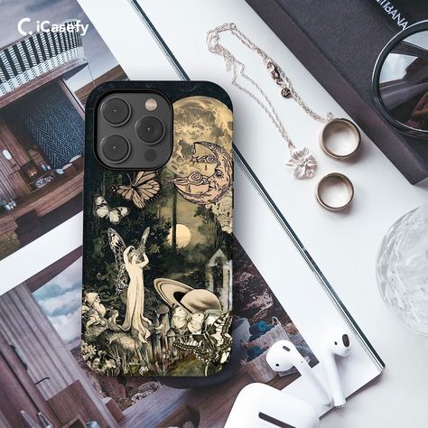 Cottagecore Fairy Celestial Butterfly Phone Case iPhone Samsung Pixel & More https://icasefy.com/products/cottagecore-fairy-celestial-butterfly-phone-case-iphone-samsung-pixel-more iCasefy #Bestseller Cottagecore Fairy, Iphone Phone Cases, Essence, Fairy Tales, Iphone Cases, Wonder, Phone Cases, Iphone