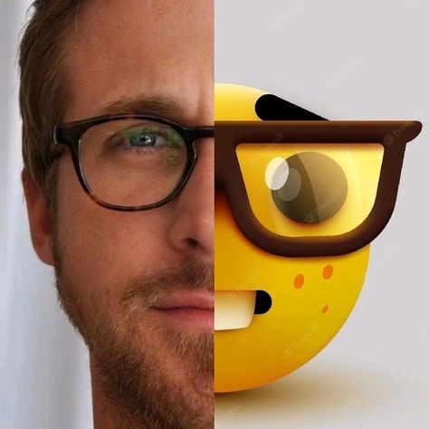 Nerd Face, Райан Гослинг, Face Emoji, Instagram Funny, Ryan Gosling, Hey Girl, Aesthetic Themes, Reaction Pictures, Funny Images