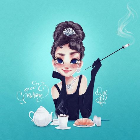 Audrey Hepburn by RoyTheArt Audrey Hepburn Illustration, Roy The Art, Audrey Hepburn Drawing, Deco Spa, Hepburn Quotes, Cartoon Stars, Audrey Hepburn Breakfast At Tiffanys, Audrey Hepburn Art, Audrey Hepburn Photos