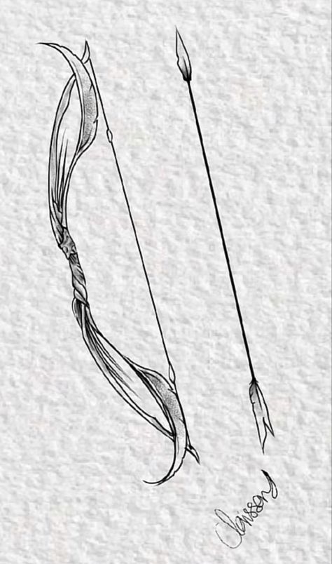 Cross Bow Drawing, Neytiri Tattoo, Neytiri Bow, Bow Drawing, Bow Tattoo, Tattoo Portfolio, Tattoo Inspo, Runes, Portfolio