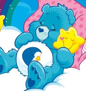 Bedtime Bear Original Care Bears, Blue Crescent Moon, Care Bear Tattoos, Bedtime Bear, Care Bear Party, American Greetings Cards, Sleepy Bear, Care Bears Cousins, Bear Images