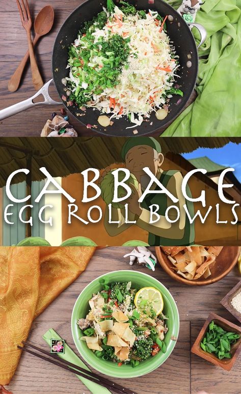 Egg Roll Bowls, Cabbage Egg, Earth Kingdom, Eggroll In A Bowl, Mind Hacks, Money Luxury, Egg Roll, Dinner Themes, Cabbage Recipes