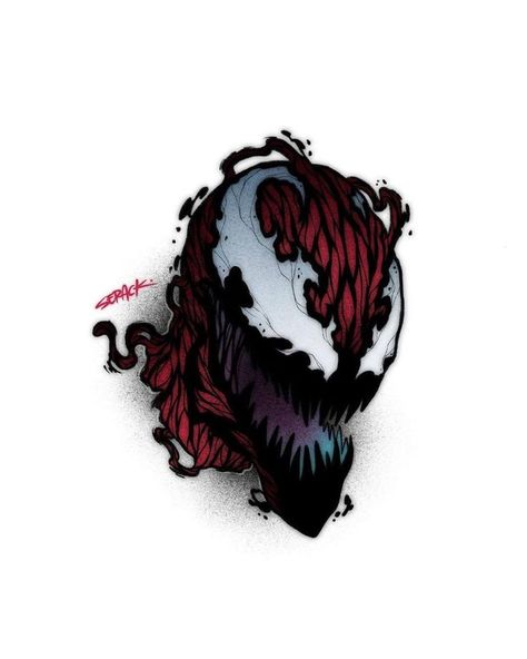 Carnage Tattoo, Venom Tattoo, Carnage Marvel, Gamer Tattoos, Comic Tattoo, Marvel Tattoos, Geek Tattoo, Full Sleeve Tattoo, Anime Tattoos