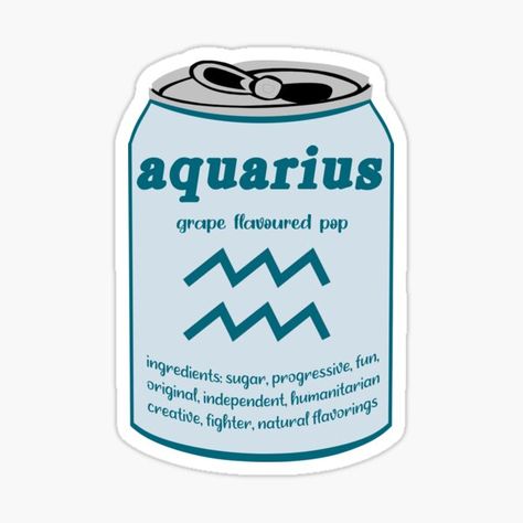 Aquarius Sticker, Aquarius Pisces Cusp, Chibi Stickers, Sticker Face, Aquarius Aesthetic, Aquarius Zodiac Sign, Scorpio Zodiac Sign, Aquarius Life, Penny Candy