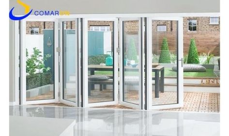 uPVC slide and fold doors have become a popular term in the area of real estates. Our group suggests our clients to use them in their construction projects. What is uPVC sliding folding door? uPVC Sliding / folding doors are actually stackable folding doors of manifold panels that slide and stack tidily to one or two sides. This permits for a flawless transition between indoors and outside entertainment regions free of any barrier or obstruction. Aluminium Bifold Doors, External Bifold Doors, Sliding Folding Doors, Aluminium Windows And Doors, Sliding Door Design, Living Room Door, Apartment Patio, External Doors, Aluminium Doors