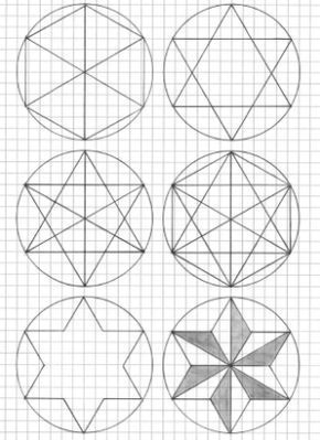 Images By Polly Holdorf On Cuadrícula Graph Paper Designs, Graph Paper Drawings, Geometric Pattern Art, Islamic Patterns, Graph Paper Art, Geometric Drawing, Geometry Pattern, Islamic Art Pattern, Wood Carving Patterns