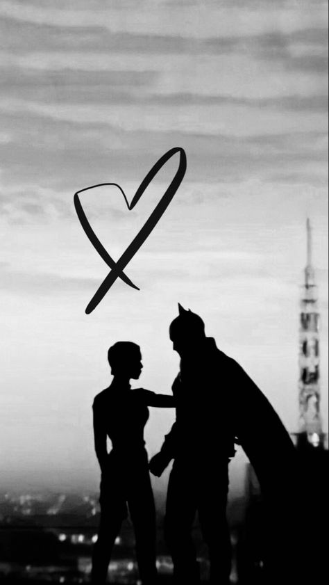 Batman Couple Wallpaper, Batman And Catwoman Aesthetic, Catwoman Aesthetic Wallpaper, Batman And Catwoman Wallpaper, Batman And Catwoman Romance, Batman Matching Wallpaper, Batman Lockscreen, Batman Valentines, Batman Girl