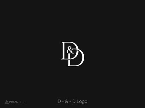 D&D Logo by Pranj Patel Dd Logo, Superhero Designs, D Logo, Letter Logo Design, Design District, Superhero Design, Logo Ideas, Monogram Logo, Letter Logo