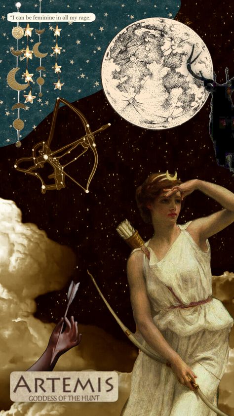 Artemis And Orion Art Greek Mythology, Artemide Dea Aesthetic, Artemis Wallpaper Goddess, Artemis Archetype, Artemis Wallpaper, Artemis Aesthetic, Greek Symbols, Zeus Children, Artemis Goddess