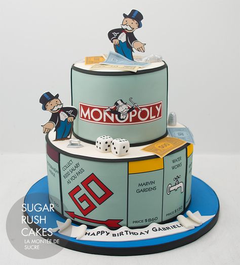 Monopoly cake Monopoly Cake, Charm City Cakes, Tiered Cake, Crazy Cakes, Unique Cakes, Take The Cake, Novelty Cakes, Gorgeous Cakes, Love Cake