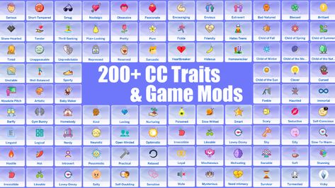 Sims 4 Power Mod, Chingyu Sims 4, Ts4 Traits Cc, Sims 4 Lot Types Mod, Homebody Preferences Sims 4, Sims 4 Cc More Traits, More Traits Mod Sims 4, Sims 4 Cc Traits And Aspirations, Sims 4 Traits Mods