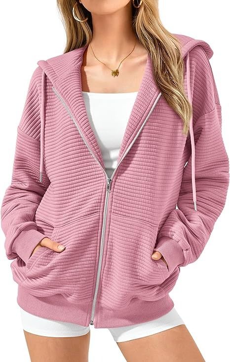 BTFBM Zip Up Hoodie Women Long Sleeve Sweatshirts Fall Outfits 2024 Oversized Hoodies Casual Fashion Jackets at Amazon Women’s Clothing store Zip Up Hoodie Women, Winter Outfits 2024, Fall Sweatshirt Outfit, Hoodie Women, Women's Casual Style, Fall Sweatshirt, Zip Up Hoodies, Fall Jackets, Casual Fall Outfits