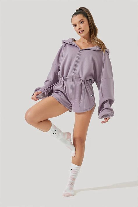 Cloud Romper - Dusty Mauve – POPFLEX® Active Romper Outfit, Popflex Outfits, Cute Outfits School, Popflex Active, Closet Refresh, Pole Wear, Digital Wardrobe, Short Bra, Dusty Mauve