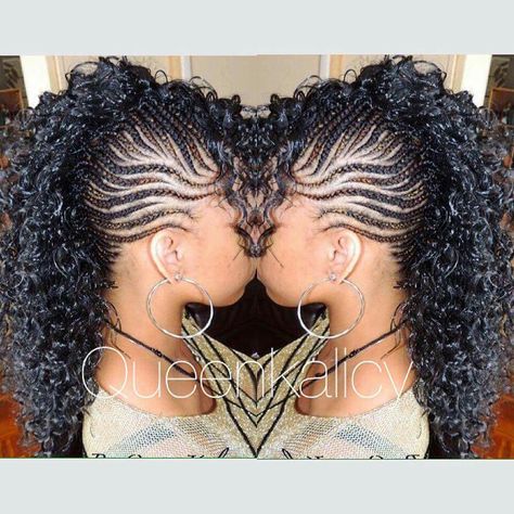 Must have this style Mohawk Braid Styles, Braided Mohawk, Braided Mohawk Hairstyles, Cabello Afro Natural, Ethnic Hair, Mohawk Styles, Kid Braid Styles, Mohawk Braid, Ethnic Hairstyles