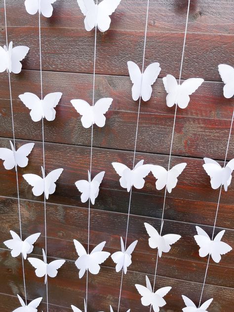 This Garlands, Flags & Bunting item by ThePurpleDream has 572 favorites from Etsy shoppers. Ships from Bulgaria. Listed on Feb 5, 2024 Paper Butterfly Garland, Butterfly Backdrop, Garland Paper, Butterfly Garland, Paper Flower Garlands, Bridal Shower Inspo, Party Fotos, Butterfly Birthday Party, Wedding Garland