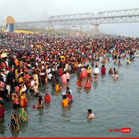 #InPics | Devotees flock to Ganga ghats for Chaiti Chhath Puja. After bathing in the holy river, they offer arghya to the sun in Patna. #ChaitiChhath2024 #ChaitiChhathPuja #Bihar #Ganga #GangaRiver #India #ABPLive Chhath Puja, Flocking, The Sun, India, On Instagram, Quick Saves