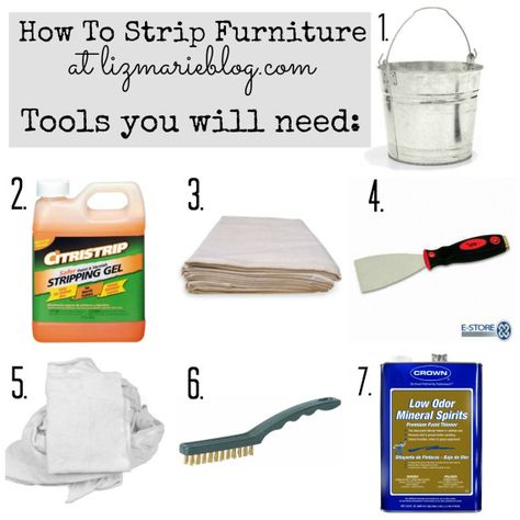 how to strip painted furniture: A complete list of all the tools you will need, a full tutorial, & before and after photos of the process. A must "pin" if you ever plan on stripping painted furniture! Refurbished Furniture Diy, Stripping Furniture, Stripping Paint, Diy Couch, Furniture Rehab, Refurbished Furniture, Furniture Restoration, Old Furniture, Redo Furniture