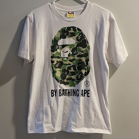 BAPE Bape Tshirt, Bape Ape, Bape T Shirt, Bape Shirt, Dream Items, Clothes Wishlist, Fly Outfit, Fits Clothes, Dream Client