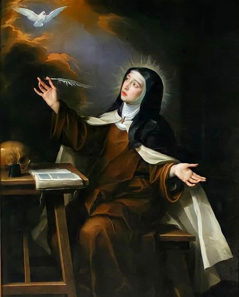 Saint Theresa Of Avila, St Theresa Of Avila, Carmelite Nuns, Carmelite Saints, St Teresa Of Avila, Saint Teresa Of Avila, Teresa Of Avila, St Teresa, No Hands