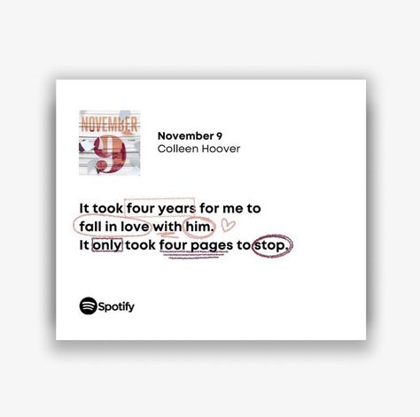 November 9 Aesthetic Quotes, November 9 Fanart, November 9 Book, November 9 Quotes, November 9 Aesthetic, November 9 Colleen Hoover, Colleen Hoover Quotes, Amused Quotes, November Quotes