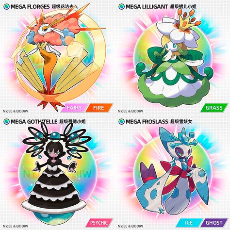 Types Of Pokemon, Pokemon Ninetales, Pokemon Mix, Mega Evolution Pokemon, Cool Pokemon Cards, Pokemon Fake, Pokemon Firered, Pokemon Fusion Art, Mega Pokemon