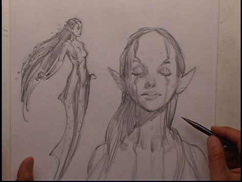 Visual Storytelling with Iain McCaig Vol.2 Iain Mccaig, Art Faces, Master Drawing, Drawing Faces, Ghibli Art, Visual Storytelling, Hans Christian, Random Art, Character Sketch