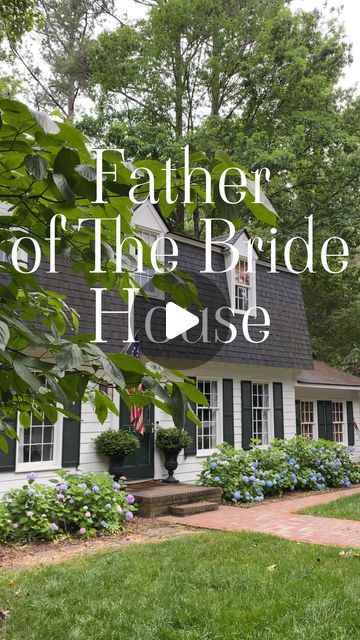 Victoria Ford | Carolinas on Instagram: "“This house is warm in the winter, cool in the summer and looks spectacular with Christmas lights.” -Father of the Bride.   It took a while but I feel it now.   Father of the bride house, diy, home decor" Father Of The Bride House Interior, Father Of The Bride House Aesthetic, Father Of The Bride House, Winter Cool, House Diy, Father Of The Bride, Feel It, In The Winter, House Inspo