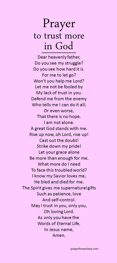 Prayer to trust more in God Quotes God Faith, Work Prayers, Acceptance Quotes, Prayer Journals, Prayer Time, Hebrew Israelite, Personal Prayer, Powerful Prayers, Spiritual Prayers