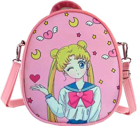 Sailor Moon Purse, Sailor Moon Backpack, Cute Crossbody Bags, Moon Bag, Purse Pink, Moon Gifts, Women Crossbody Bag, Purse Crossbody, Pink Purse