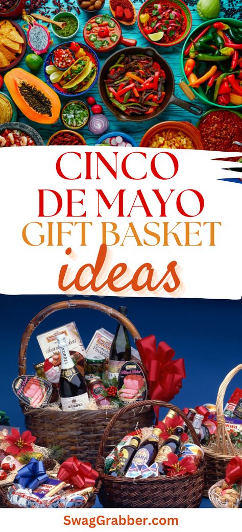 Make Cinco de Mayo Memorable with These Creative Gift Basket Ideas! Are you looking for the perfect gift to surprise some one on this year’s Cinco De Mayo? Cinco De Mayo gift baskets are a festive way to celebrate the Mexican holiday and May 5th is the day for fun and indulgence – with friends, family, and loved ones! Mexican Food Gift Basket Ideas, Taco Themed Gift Basket, Cinco De Mayo Basket Ideas, Taco Tuesday Gift Basket Ideas, Salsa Gift Basket Ideas, Cinco De Mayo Gift Basket Ideas, Mexican Themed Gift Basket, Mexican Gift Basket, Mexican Gift Basket Ideas