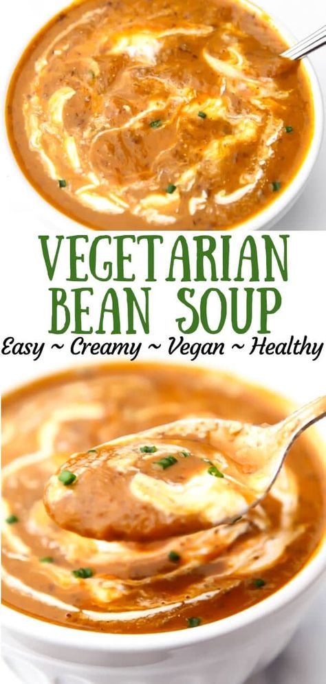 High Fiber Soup, Puree Soup Recipes, Vegan Bean Soup, Fiber Soup, Dysphagia Recipes, Liquid Diet Recipes, High Protein High Fiber, Vegan Bean, Pureed Soup