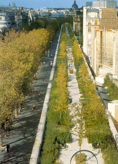 Promenade Plantée Paris, Promenade Plantée, Urban Green Space, House Garden Landscape, European Landscape, Urban Garden Design, Linear Park, Build Outdoor Kitchen, Landscape And Urbanism