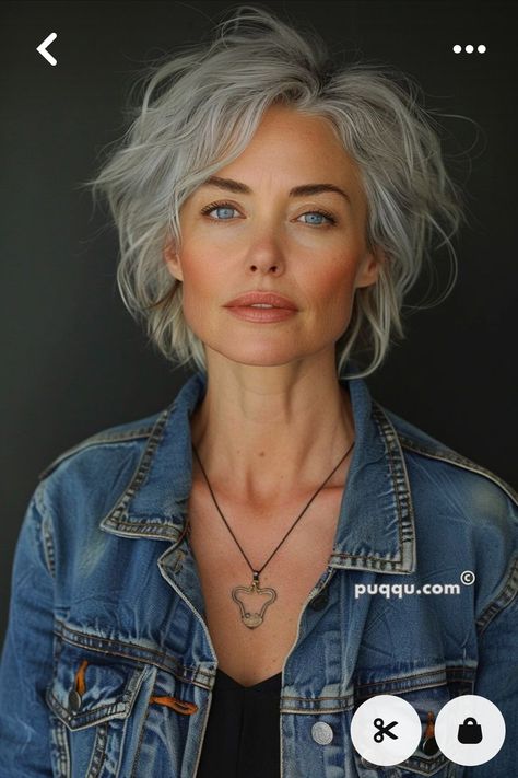 Short Layered Gray Hair, Hairstyles Grey Hair Over 50, Short Pixie Gray Hair, Front And Back Hairstyles Views, Medium Length Grey Hair With Layers, Short Hairstyle Women Gray Hair, Grey Hair Lob, Gray Hair Styles For Women Over 50, Grey Hair Long Bob