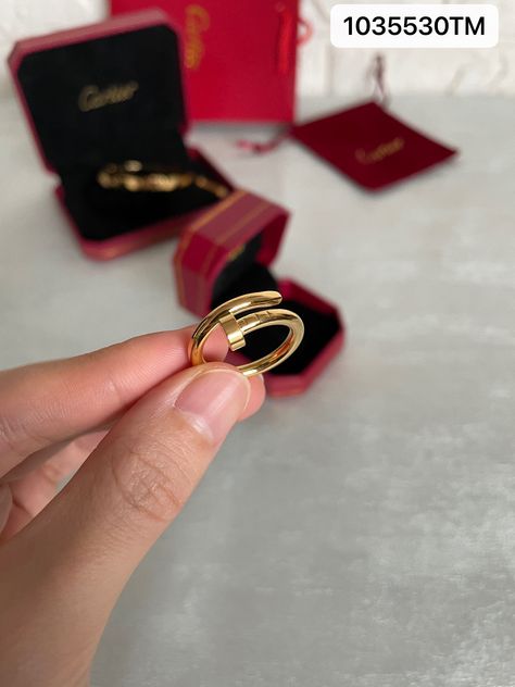 Cartier Juc Ring, Cartier Nail Ring, Brown Barbie, Expensive Jewelry Luxury, Luxe Jewelry, Nail Ring, Luxury Lifestyle Dreams, Expensive Jewelry, Gold Accessories