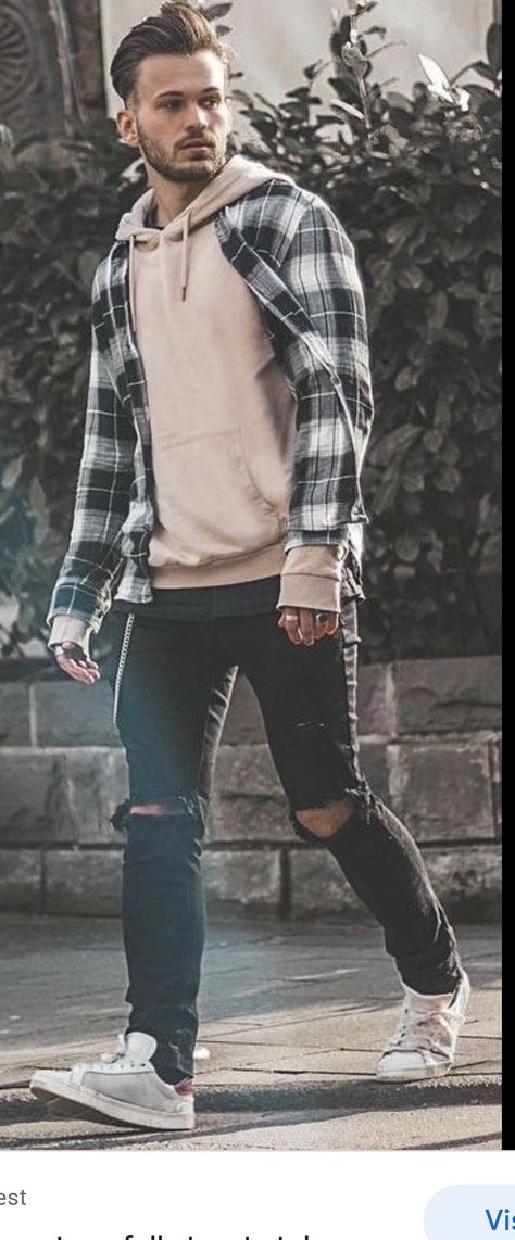 Flannel Hoodie Outfit Men, Flannel Hoodie Outfit, Pink Hoodie Outfit Men, Hoodie And Flannel Outfits, Flannel Over Hoodie, Minimal Menswear, Bf Fits, Boy Closet, Mens Closet