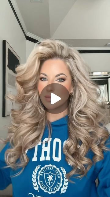 Loose Waves Formal Hair, Big Texas Hair Tutorial, Big Wavy Curls Medium Lengths, Best Curls For Long Hair, How To Style Super Long Hair, Hot Rollers For Long Hair Tutorial, How To Curl Beach Waves Long Hair, Lange Le Volume Brush Tutorial, How To Make Big Curls For Long Hair