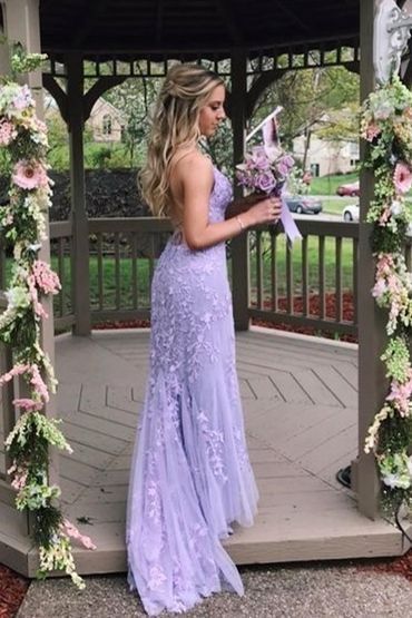 Lavender Prom Dresses, Prom 2022, Light Blue Prom Dress, Prom 2020, Purple Prom, Purple Prom Dress, Lavender Dresses, Lace Prom Dress, Color Lila