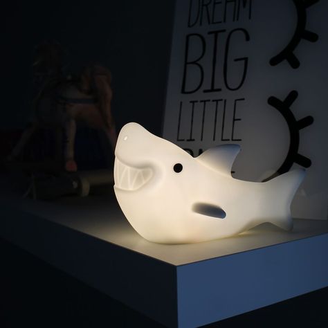 LED Touch Lamp Shark Lil Dreamers Diy Shark Room Decor, Shark Night Light, Shark Things To Buy, Shark Lamp, Shark Merch, Shark Products, Shark Items, Top Bedroom Ideas, Shark Things