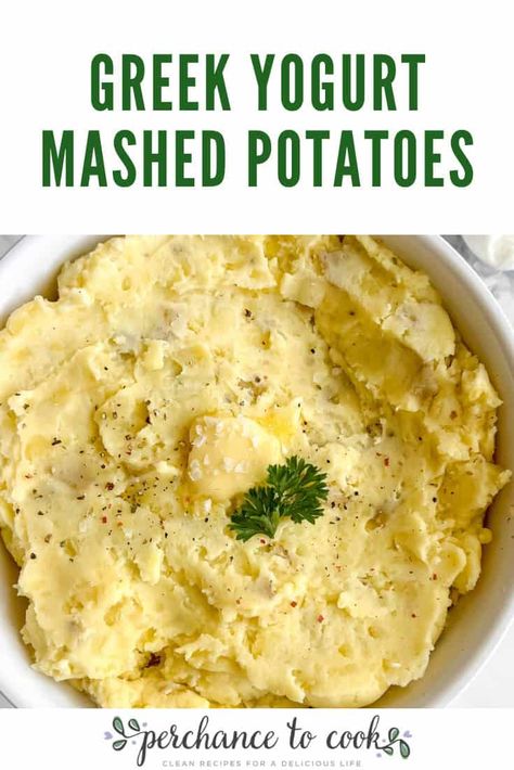 Greek Yogurt Mashed Potatoes Mashed Potatoes With Yogurt, Mashed Potatoes With Greek Yogurt, Greek Yogurt Mashed Potatoes, Healthy Mashed Potatoes Recipe, Gluten Free Potato Pancakes, Mashed Potatoes With Skin, Recipe With Greek Yogurt, Best Greek Yogurt, Healthy Mashed Potatoes