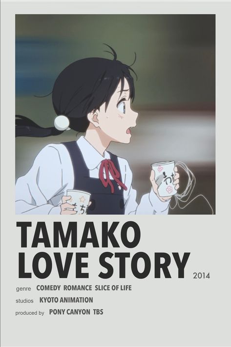 Tamako Love Story minimal anime poster Best Anime Series, Relatable Illustrations, Life With A Newborn, Tamako Love Story, Anime Love Story, Best Romance Anime, Japanese Animated Movies, The Best Anime, Anime Suggestions