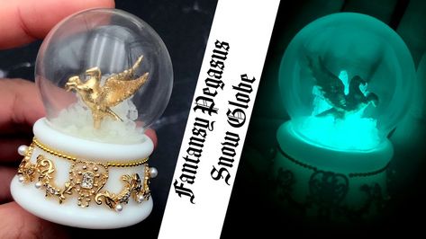 MiniatureSweet | Kawaii Resin Crafts | Decoden Cabochons Supplies | Jewelry Making Snowglobe Diy, Fantasy Pegasus, Dark Snow, Clay Supplies, Diy Snow Globe, Kawaii Jewelry, Epoxy Resin Crafts, Resin Craft, Diy Youtube