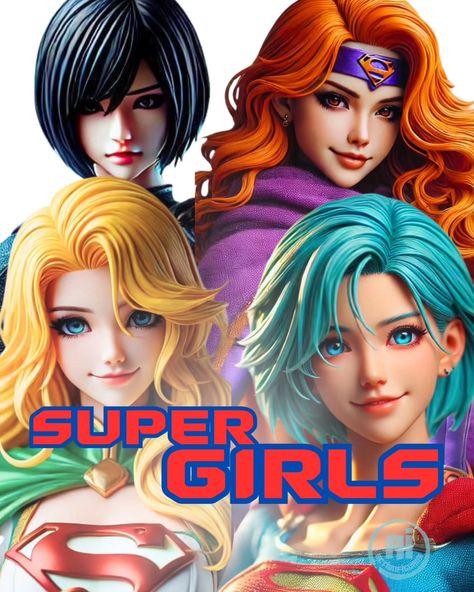 🦸‍♀️✨ Super Girls Assemble! ✨🦸‍♀️

Asera, Milly, Kylie, and Olivia are suiting up superhero style! 💥 Watch them channel their inner Superman, rocking iconic capes in their own signature colors. Power, style, and magic collide in this epic crossover!

Which super look is your fave? Drop a 🦸‍♀️ if you're team Super Girls!

👉 Follow @ai.actionfigures for more epic transformations!

#SuperGirls #superman #ActionFigureArt #AIActionFigures Superhero Fashion, Super Girls, Style Watch, Figurative Art, Supergirl, Superman, Crossover, Action Figures, Color