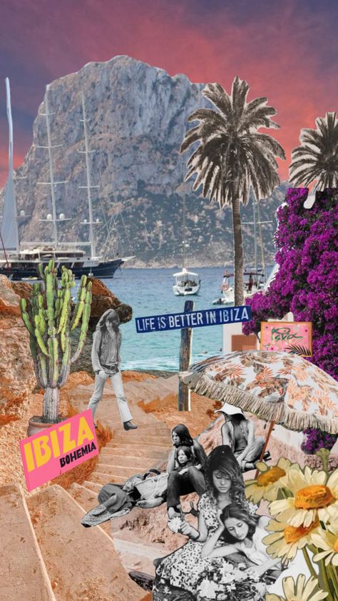 #ibiza #vintage #ibizaaesthetic #ibizamoodboard #shuffle #myfirstshuffle #moodboards Ibiza Moodboard, Ibiza Photoshoot, Ibiza Aesthetic, Vintage Ibiza, Ibiza Bohemia, Ibiza Vibes, Brand Moodboard, 80s Decor, Ibiza Wedding