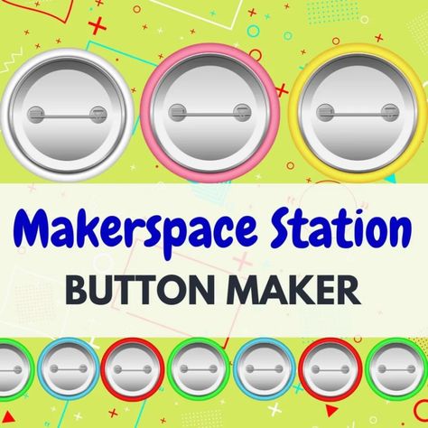 Makerspace Activities, Makerspace Library, Library Center, Steam Ideas, Badge Maker, High School Library, Library Website, Steam Learning, Maker Space