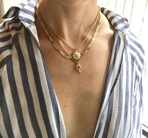 Gold Chain Necklace Womens, Vintage Gold Chain, Solitaire Pendant Necklace, Gold Chains For Men, Mens Chain Necklace, Mens Jewelry Necklace, Elegante Casual, Gold Chain Jewelry, Chain Jewelry