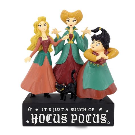 Get ready for the spooky season with this Disney's Hocus Pocus Halloween Table Decor by Celebrate Together. © DisneyClick this HOME DECOR & FURNITURE GUIDE to find the perfect fit and more! Get ready for the spooky season with this Disney's Hocus Pocus Halloween Table Decor by Celebrate Together. © DisneyClick this HOME DECOR & FURNITURE GUIDE to find the perfect fit and more! FEATURES Winifred, Sarah and Mary from the movie "Hocus Pocus" For indoor useDETAILS 8" H x 6.75" W x 3" D Weight: 1 lbs Halloween Table Decor, Hocus Pocus Halloween, Halloween Table Decorations, Jim Shore, Halloween Table, Decor Furniture, Hocus Pocus, Fall Fun, Spooky Season