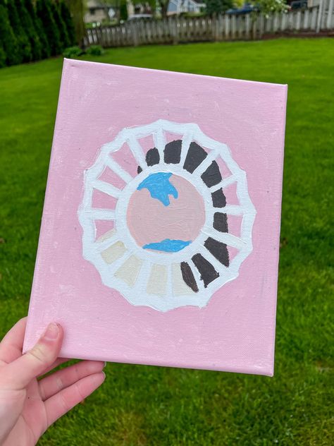 Divine Feminine Art Mac Miller, Mac Miller Art Easy, Mac Miller Inspired Painting, Kali Uchis Painting Canvas, Mac Miller Album Painting, Easy Mac Miller Painting, Music Painting Canvas Easy, Ariana Grande Painting Canvas, Easy Feminine Painting