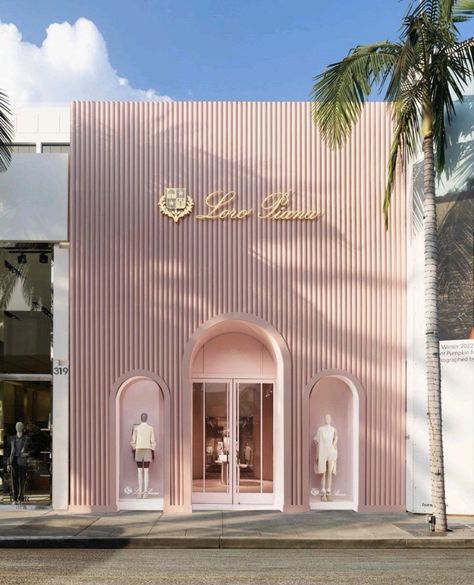 Pink Store, Aesthetic Vogue, Salon Suites Decor, Clothing Store Interior, Store Design Boutique, Storefront Design, Beauty Room Design, Showroom Interior Design, Boutique Interior Design